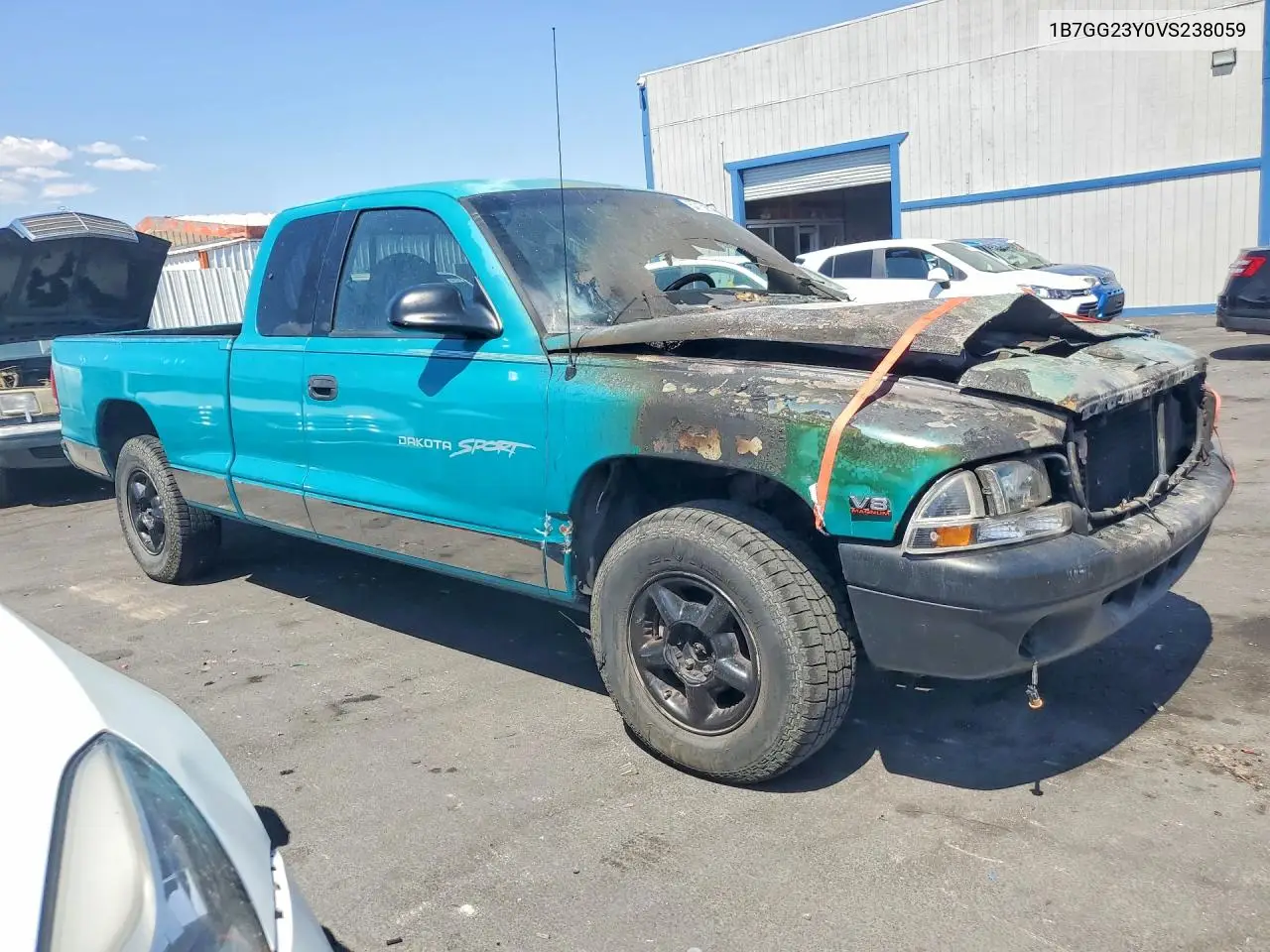 1997 Dodge Dakota VIN: 1B7GG23Y0VS238059 Lot: 57158546