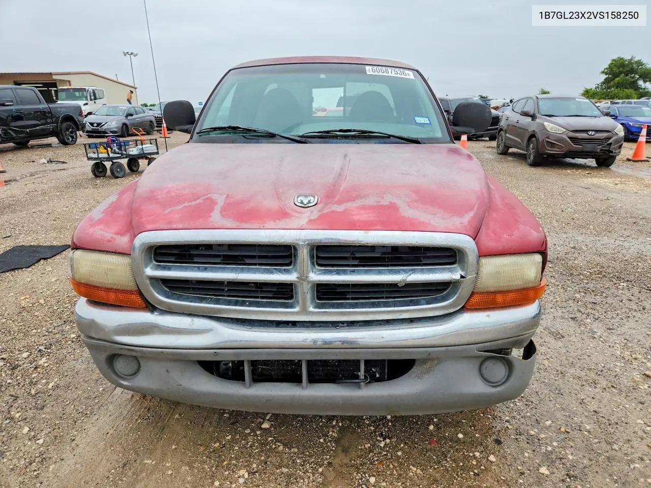 1997 Dodge Dakota VIN: 1B7GL23X2VS158250 Lot: 60687536