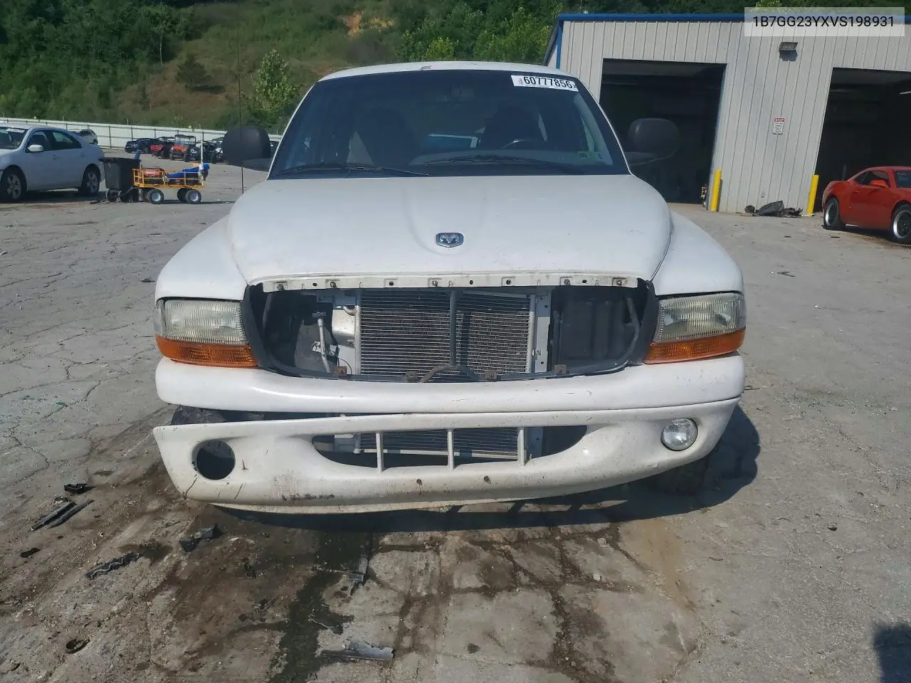 1997 Dodge Dakota VIN: 1B7GG23YXVS198931 Lot: 60777856