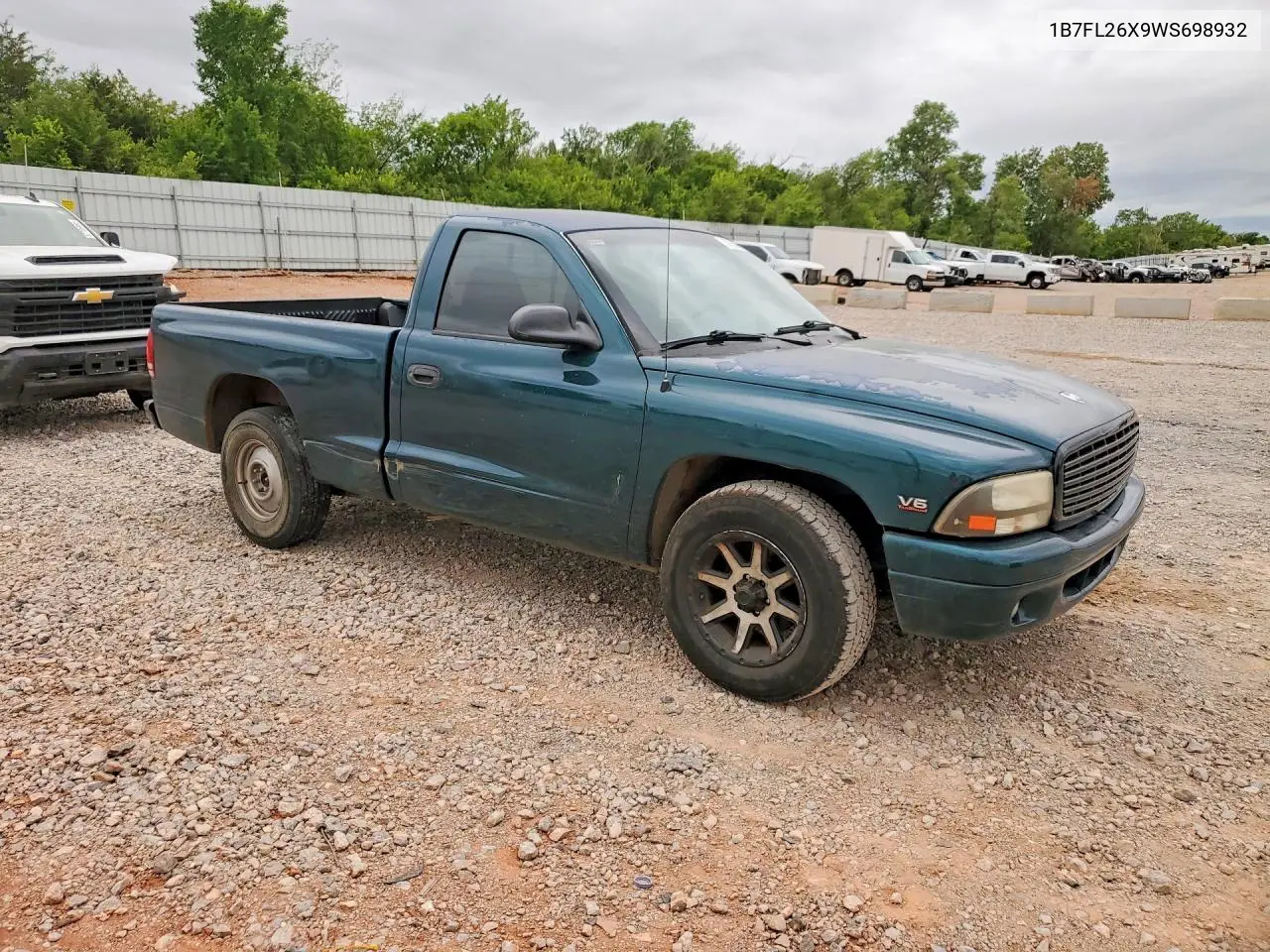 1998 Dodge Dakota VIN: 1B7FL26X9WS698932 Lot: 57930466