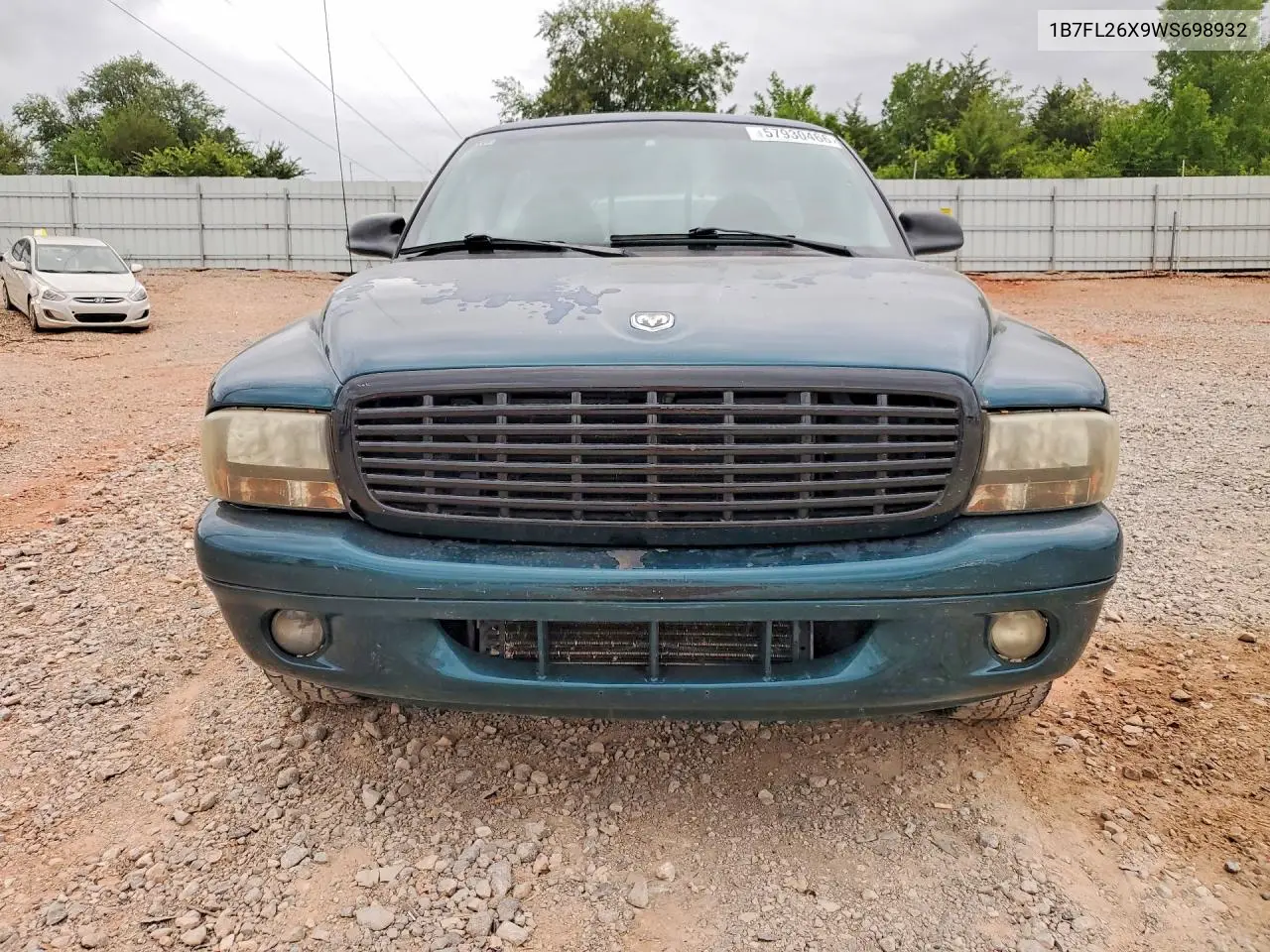 1998 Dodge Dakota VIN: 1B7FL26X9WS698932 Lot: 57930466
