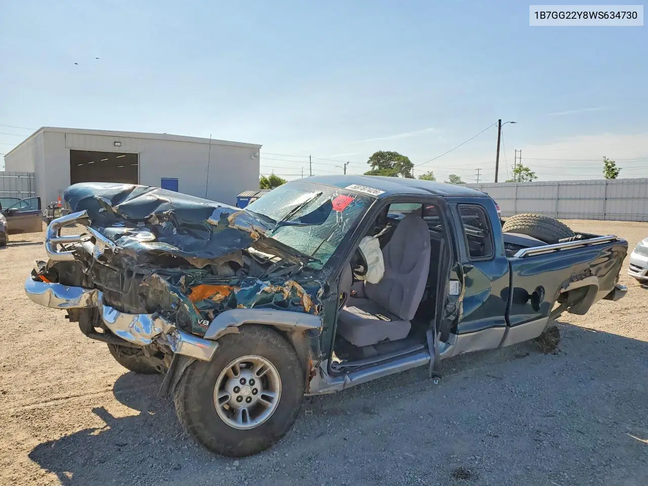 1998 Dodge Dakota VIN: 1B7GG22Y8WS634730 Lot: 58787426