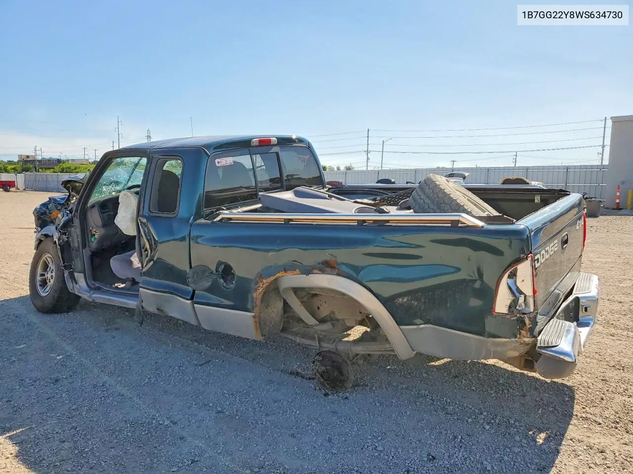 1998 Dodge Dakota VIN: 1B7GG22Y8WS634730 Lot: 58787426