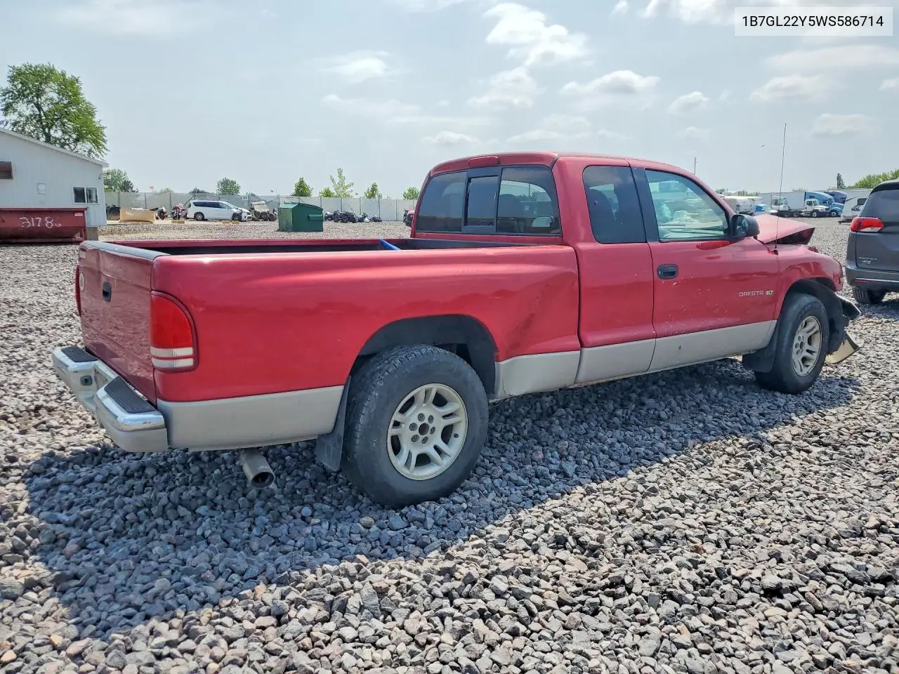 1998 Dodge Dakota VIN: 1B7GL22Y5WS586714 Lot: 61202416