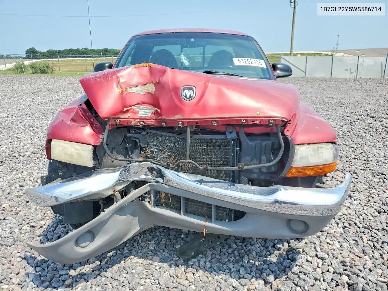 1998 Dodge Dakota VIN: 1B7GL22Y5WS586714 Lot: 61202416