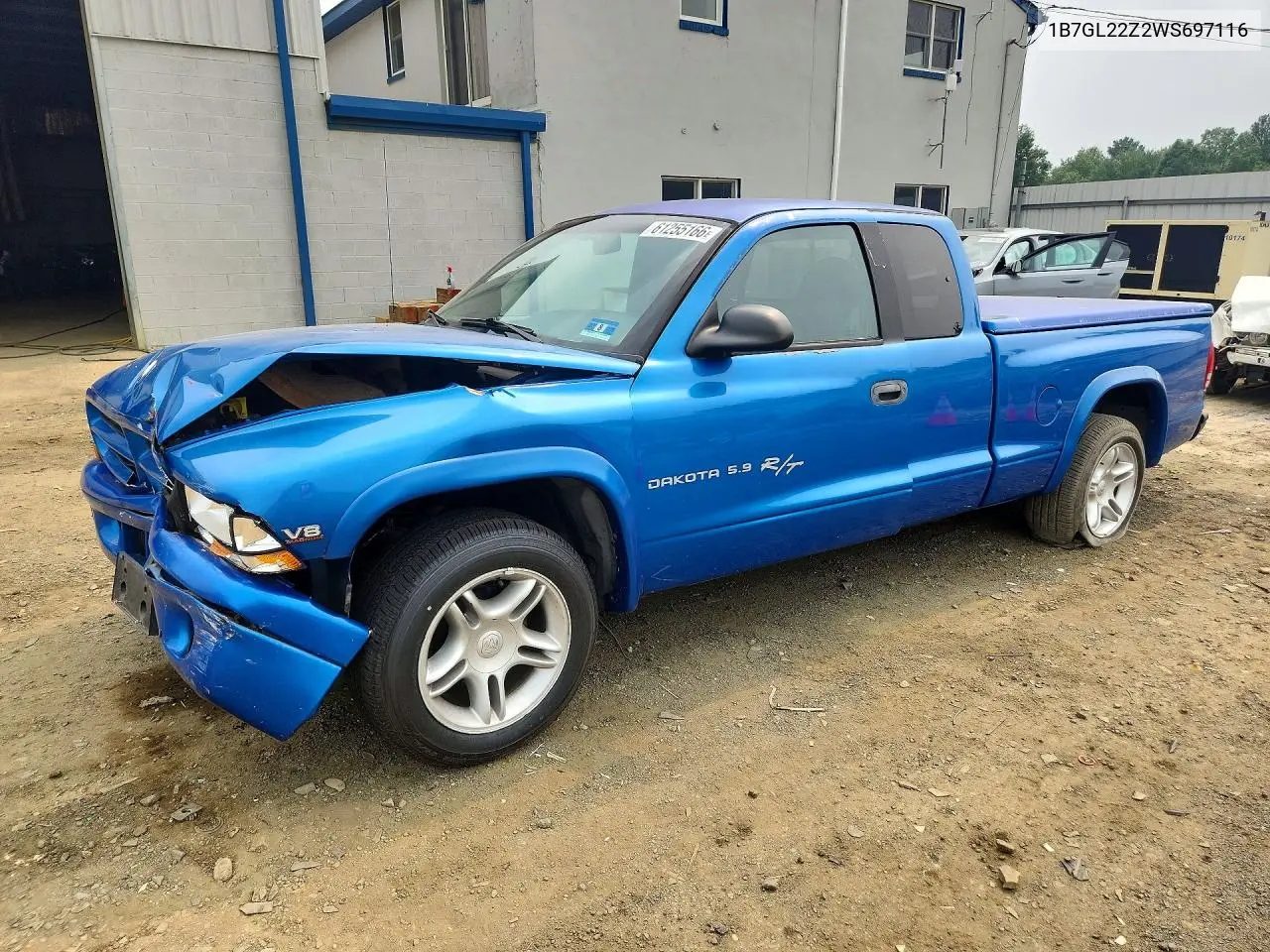 1998 Dodge Dakota VIN: 1B7GL22Z2WS697116 Lot: 61255166