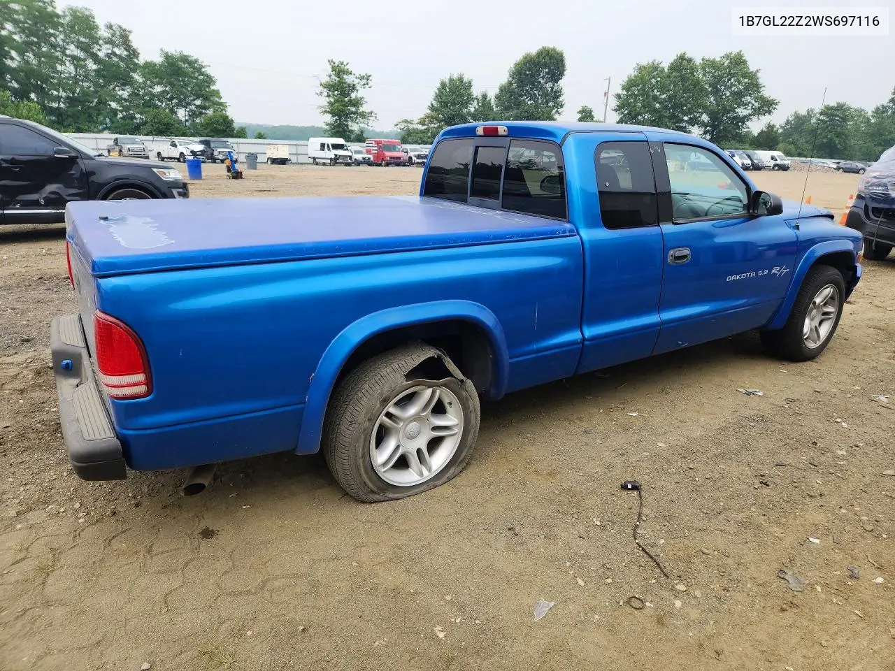 1998 Dodge Dakota VIN: 1B7GL22Z2WS697116 Lot: 61255166