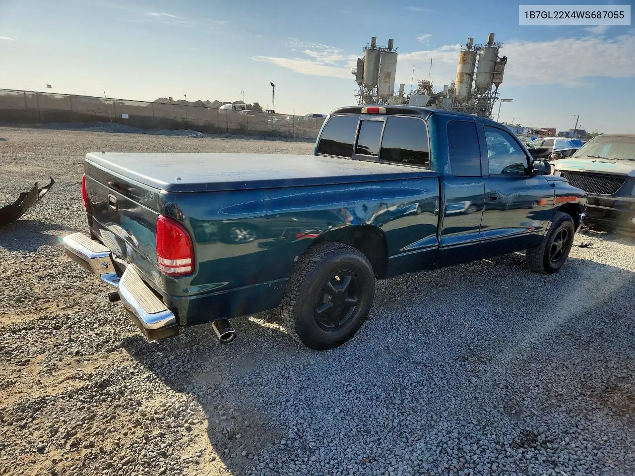 1998 Dodge Dakota VIN: 1B7GL22X4WS687055 Lot: 61835036
