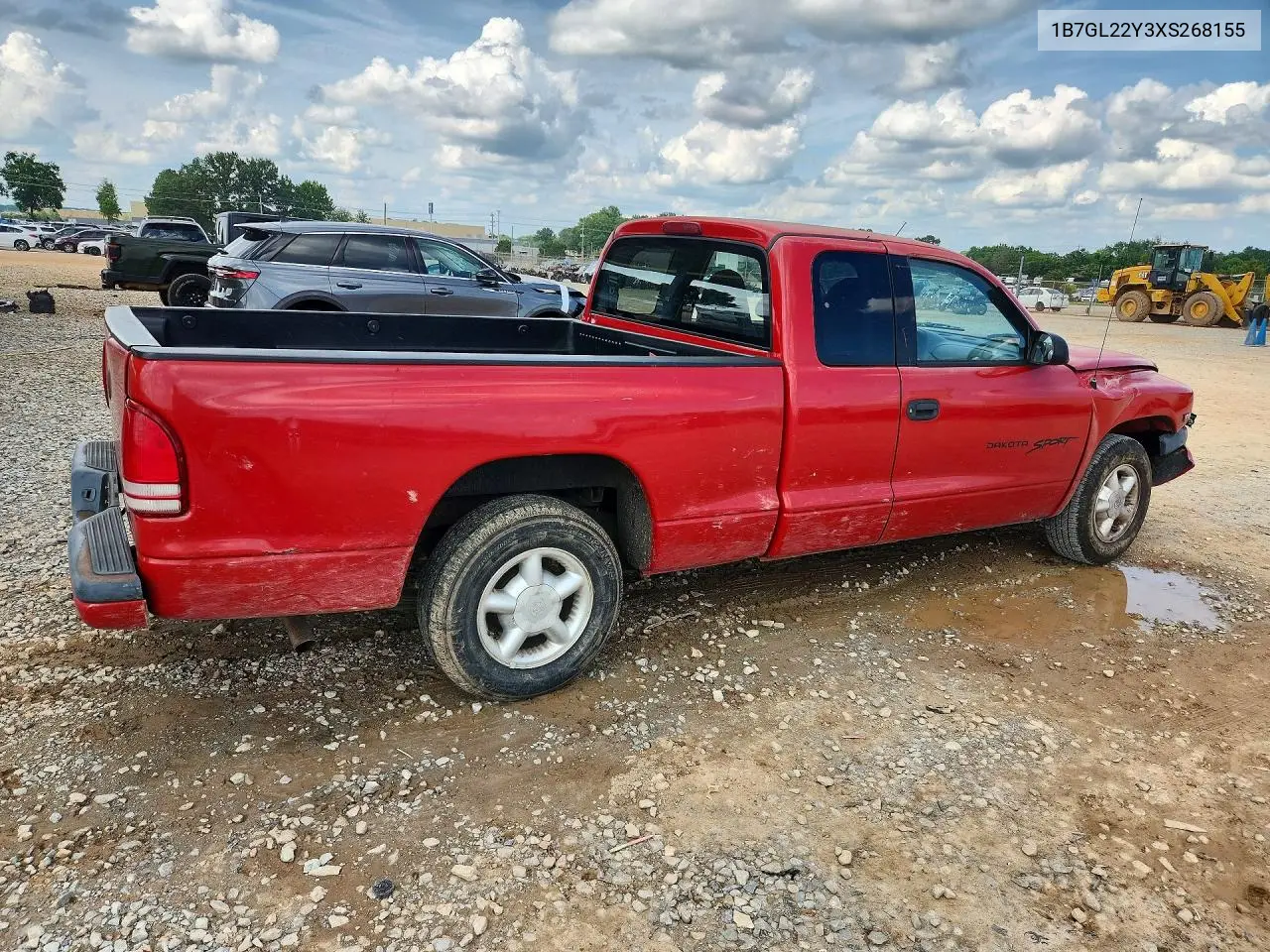 1999 Dodge Dakota VIN: 1B7GL22Y3XS268155 Lot: 56164136