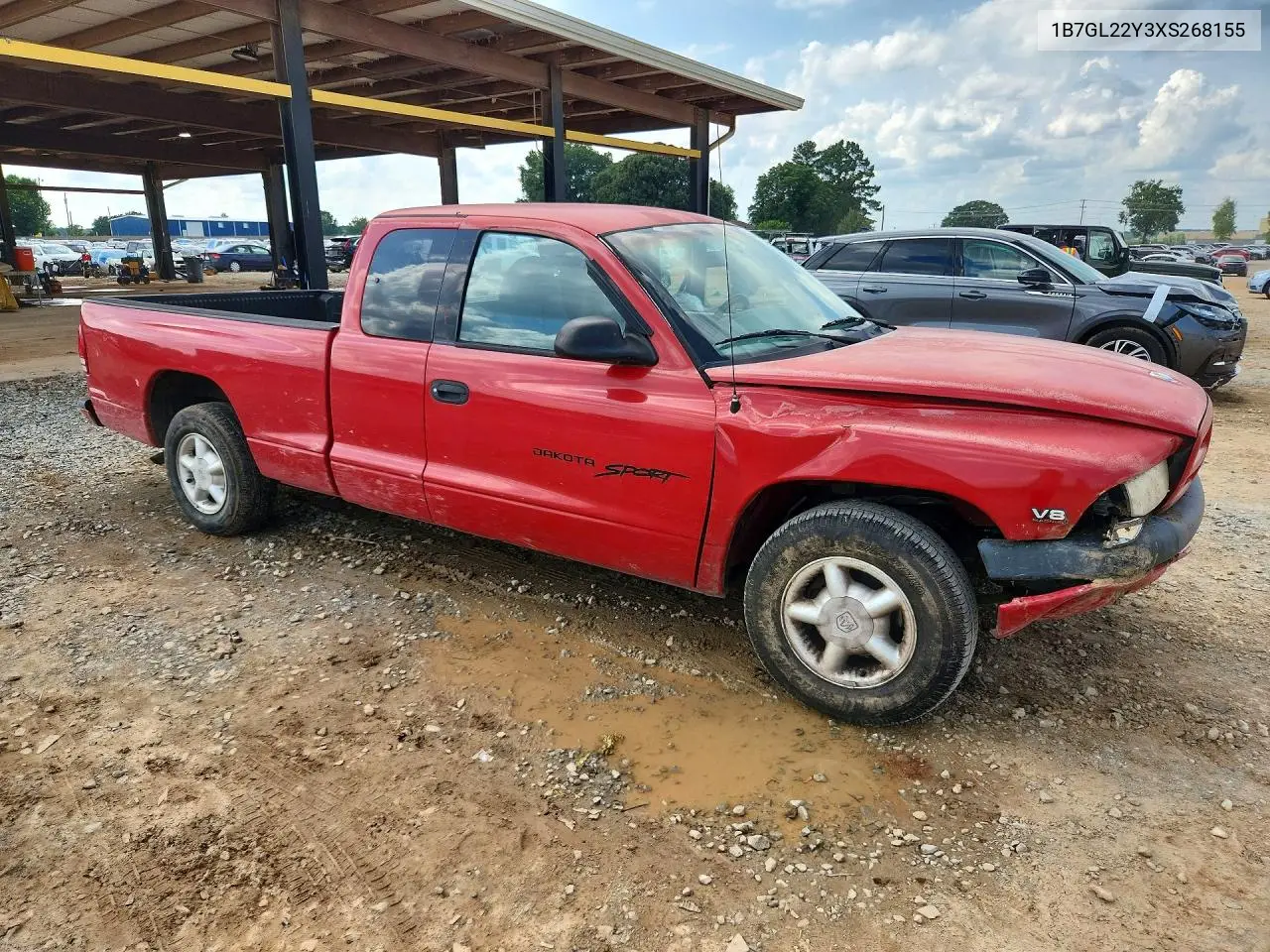 1999 Dodge Dakota VIN: 1B7GL22Y3XS268155 Lot: 56164136