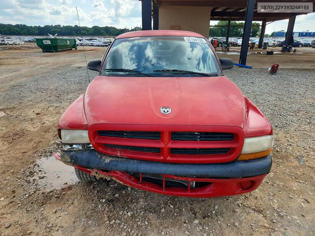 1999 Dodge Dakota VIN: 1B7GL22Y3XS268155 Lot: 56164136
