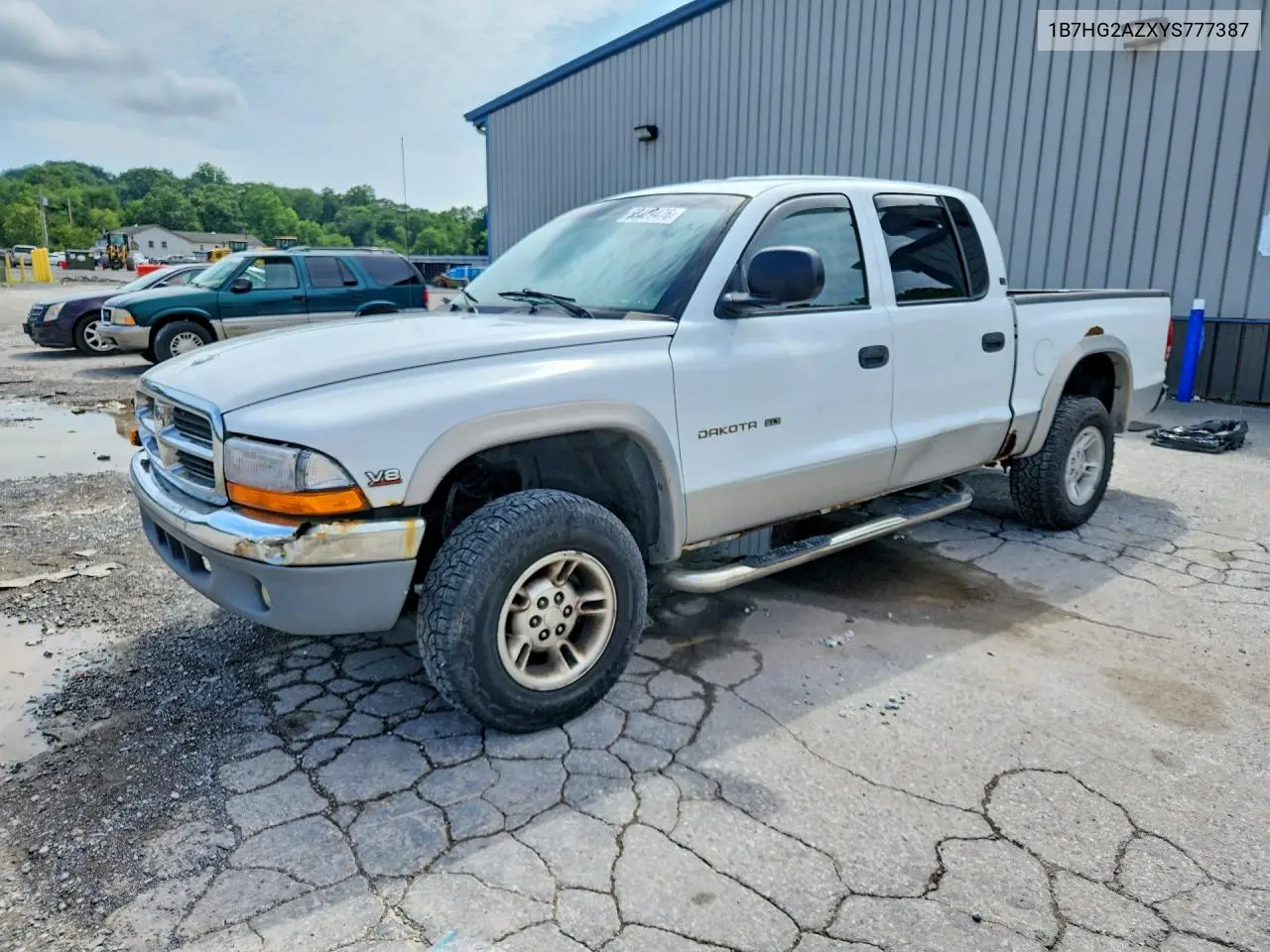 2000 Dodge Dakota Quad VIN: 1B7HG2AZXYS777387 Lot: 58429476