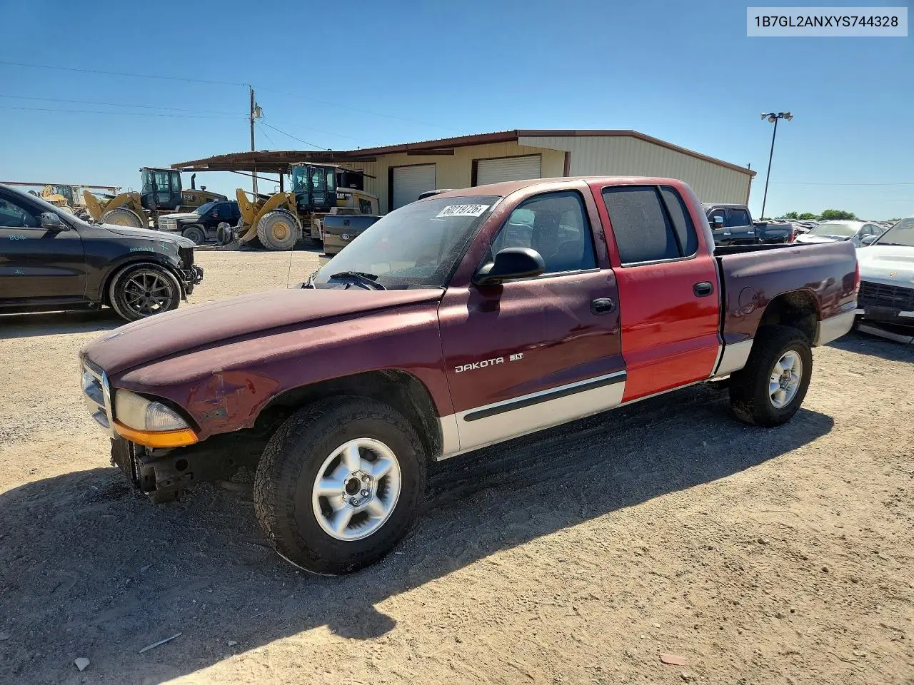 2000 Dodge Dakota VIN: 1B7GL2ANXYS744328 Lot: 60219726