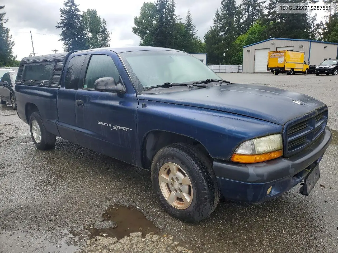 2001 Dodge Dakota VIN: 1B7GL22X91S287551 Lot: 54012206