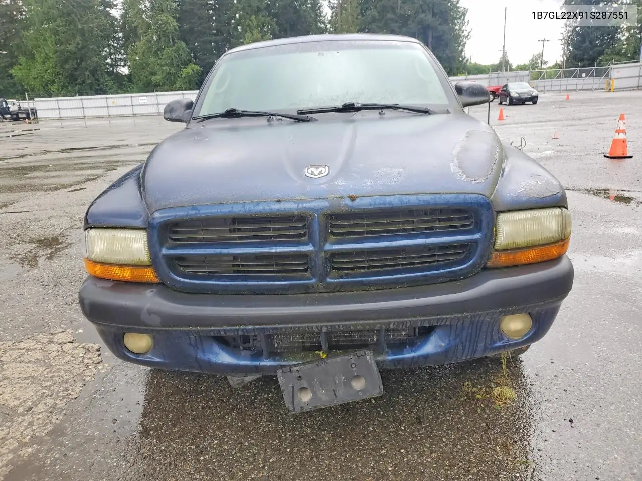 2001 Dodge Dakota VIN: 1B7GL22X91S287551 Lot: 54012206