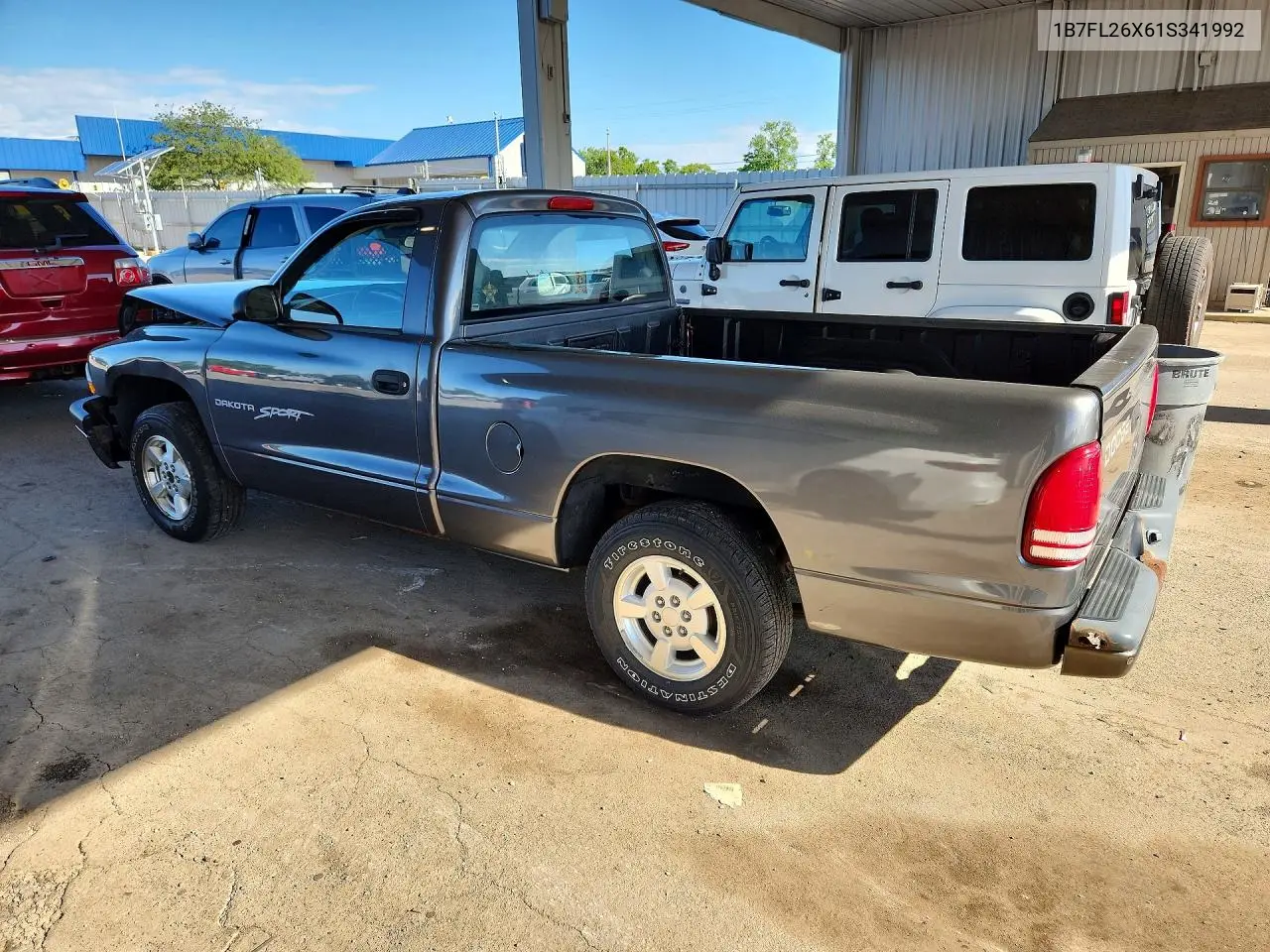 2001 Dodge Dakota VIN: 1B7FL26X61S341992 Lot: 57522216