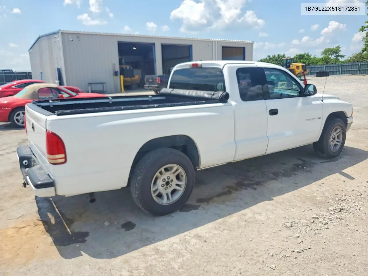 2001 Dodge Dakota VIN: 1B7GL22X51S172851 Lot: 58871196