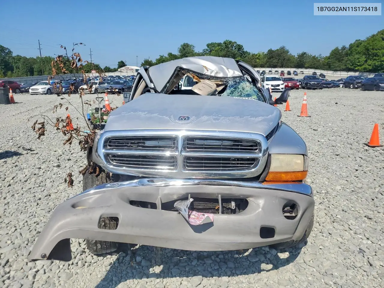 2001 Dodge Dakota Quad VIN: 1B7GG2AN11S173418 Lot: 59179166