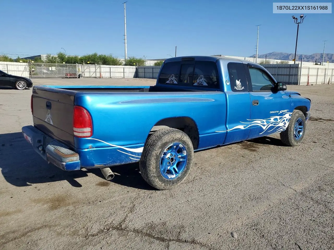 2001 Dodge Dakota VIN: 1B7GL22XX1S161988 Lot: 59676746