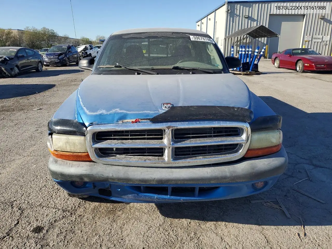 2001 Dodge Dakota VIN: 1B7GL22XX1S161988 Lot: 59676746
