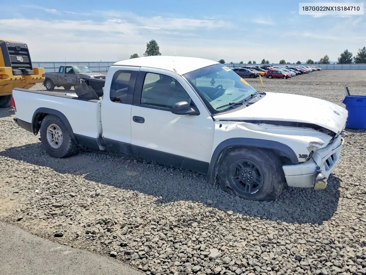 2001 Dodge Dakota VIN: 1B7GG22NX1S184710 Lot: 59686346