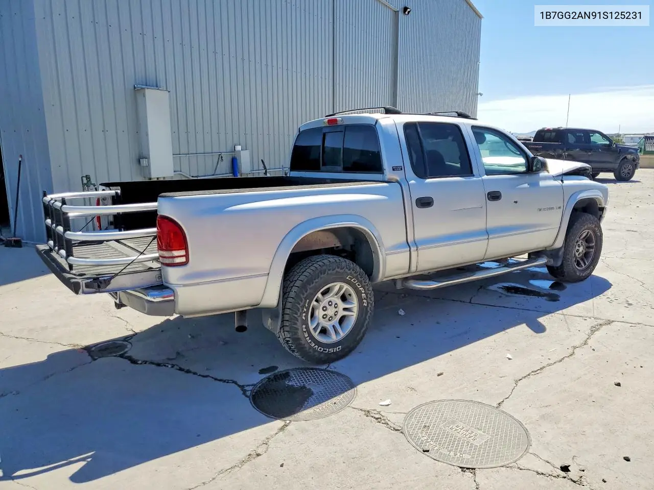 2001 Dodge Dakota Quad VIN: 1B7GG2AN91S125231 Lot: 59715386