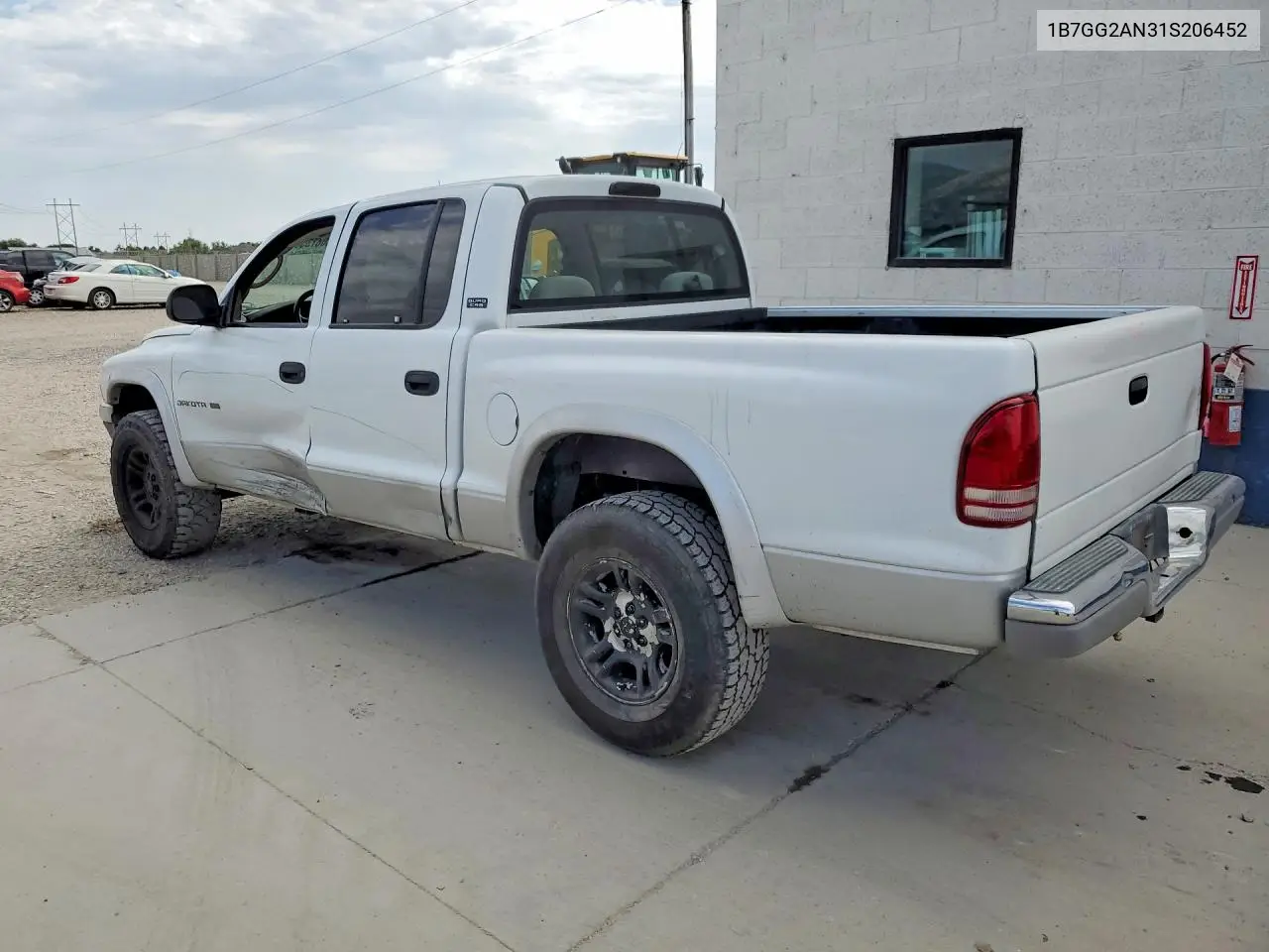 2001 Dodge Dakota Quad VIN: 1B7GG2AN31S206452 Lot: 60873566