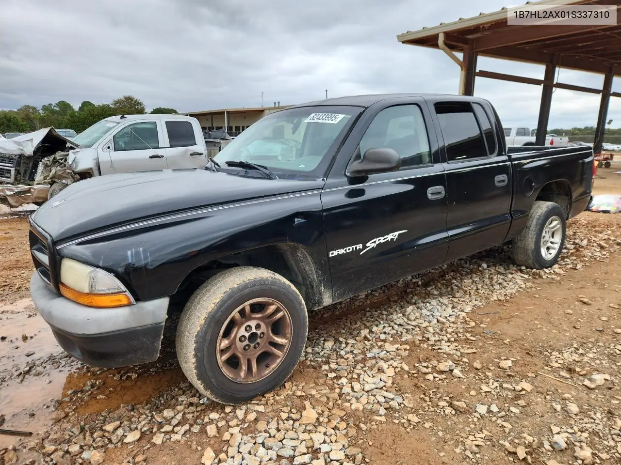 1B7HL2AX01S337310 2001 Dodge Dakota Quad