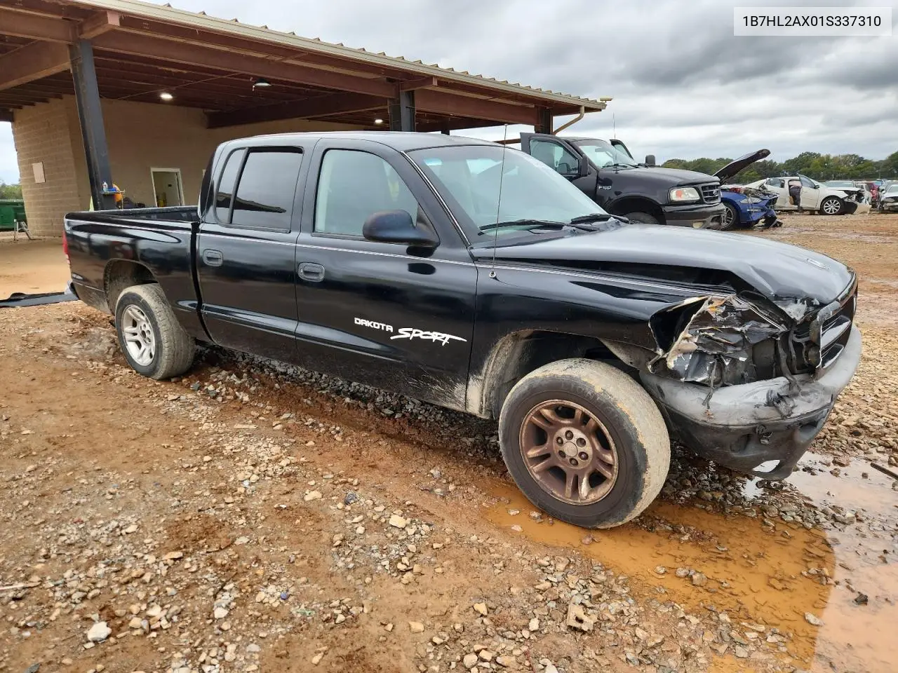 1B7HL2AX01S337310 2001 Dodge Dakota Quad