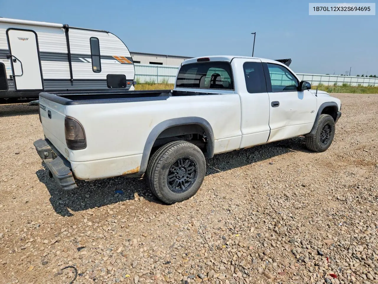 2002 Dodge Dakota Base VIN: 1B7GL12X32S694695 Lot: 59220496