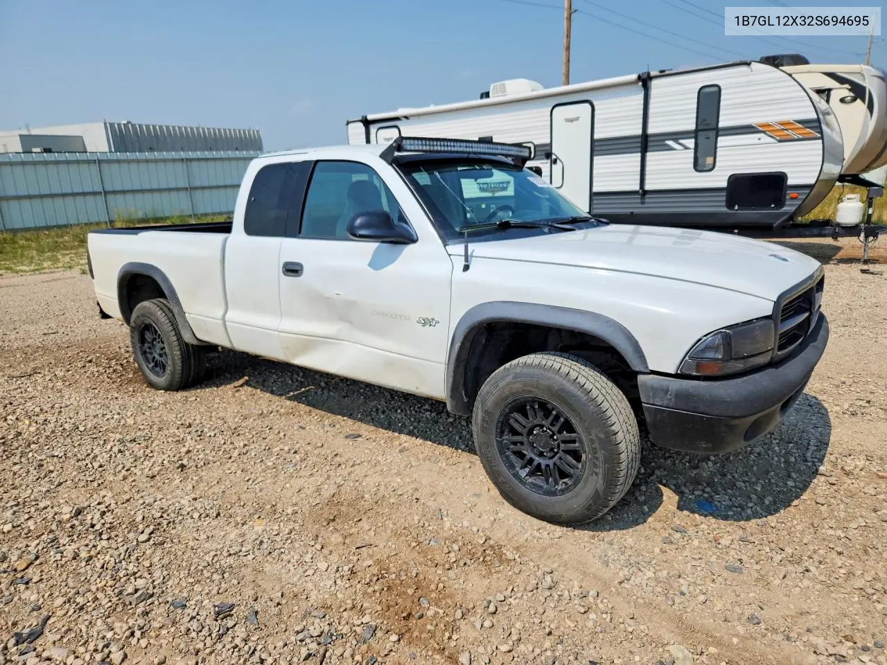 2002 Dodge Dakota Base VIN: 1B7GL12X32S694695 Lot: 59220496
