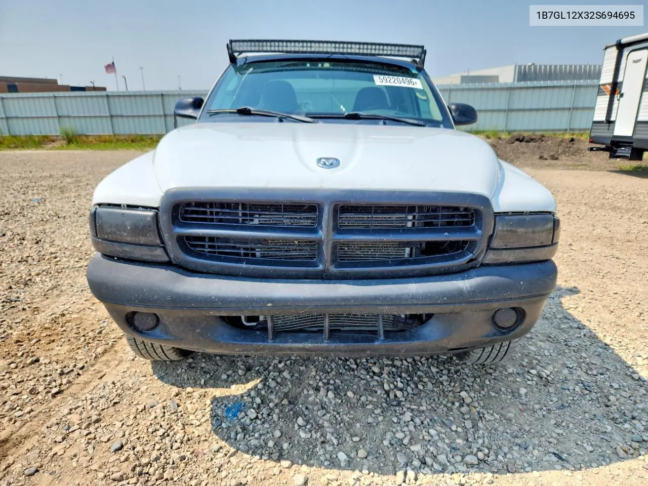 2002 Dodge Dakota Base VIN: 1B7GL12X32S694695 Lot: 59220496