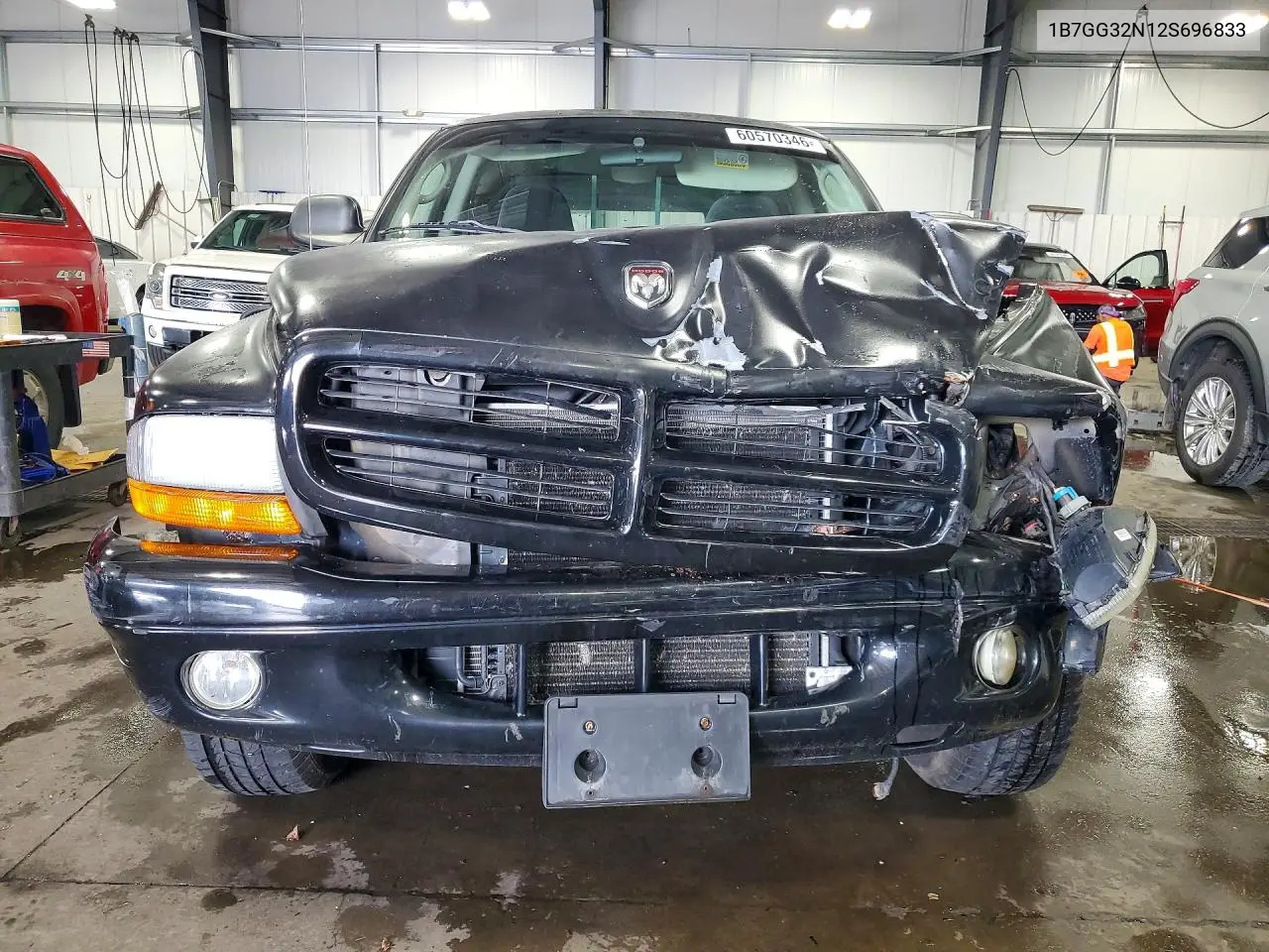 2002 Dodge Dakota Sport VIN: 1B7GG32N12S696833 Lot: 60570346