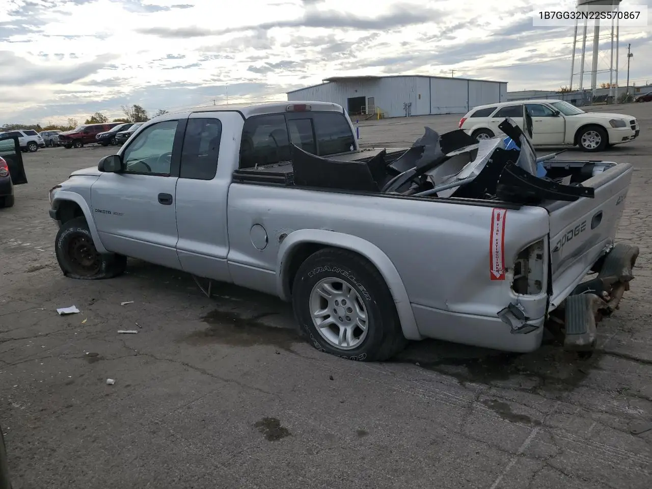 1B7GG32N22S570867 2002 Dodge Dakota Sport