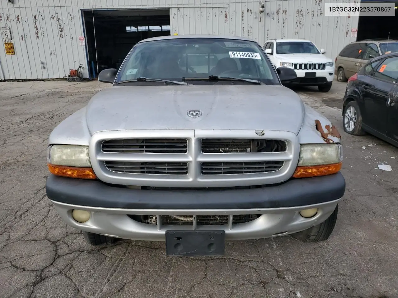 1B7GG32N22S570867 2002 Dodge Dakota Sport