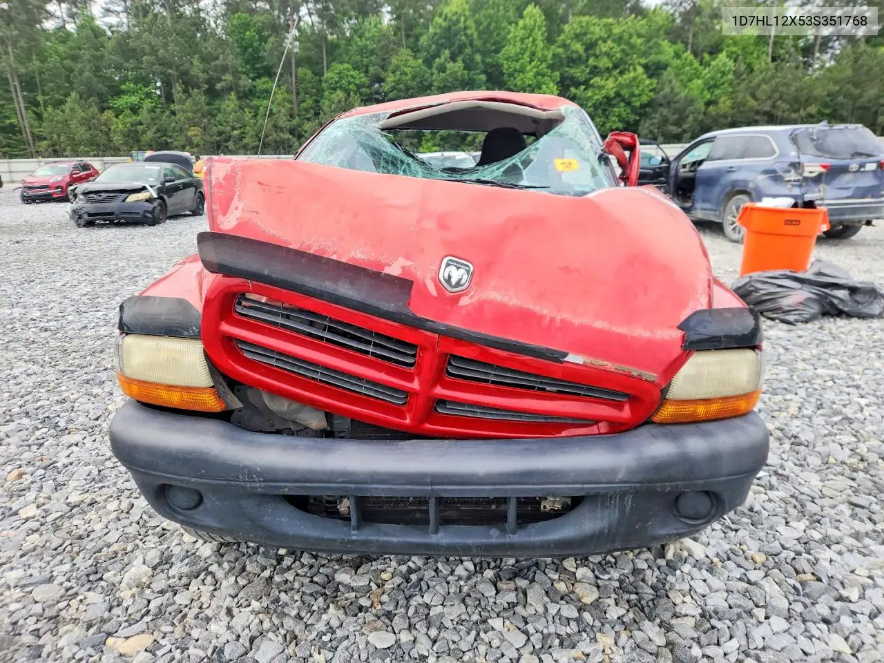 2003 Dodge Dakota Sxt VIN: 1D7HL12X53S351768 Lot: 53450756