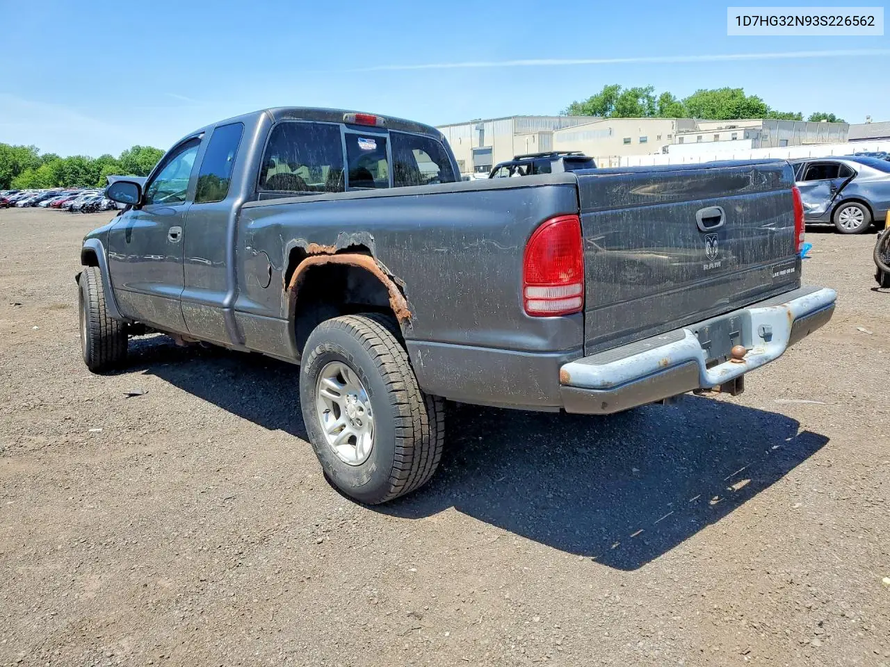 2003 Dodge Dakota Sport VIN: 1D7HG32N93S226562 Lot: 55637586