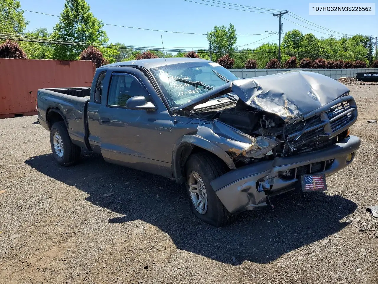 2003 Dodge Dakota Sport VIN: 1D7HG32N93S226562 Lot: 55637586
