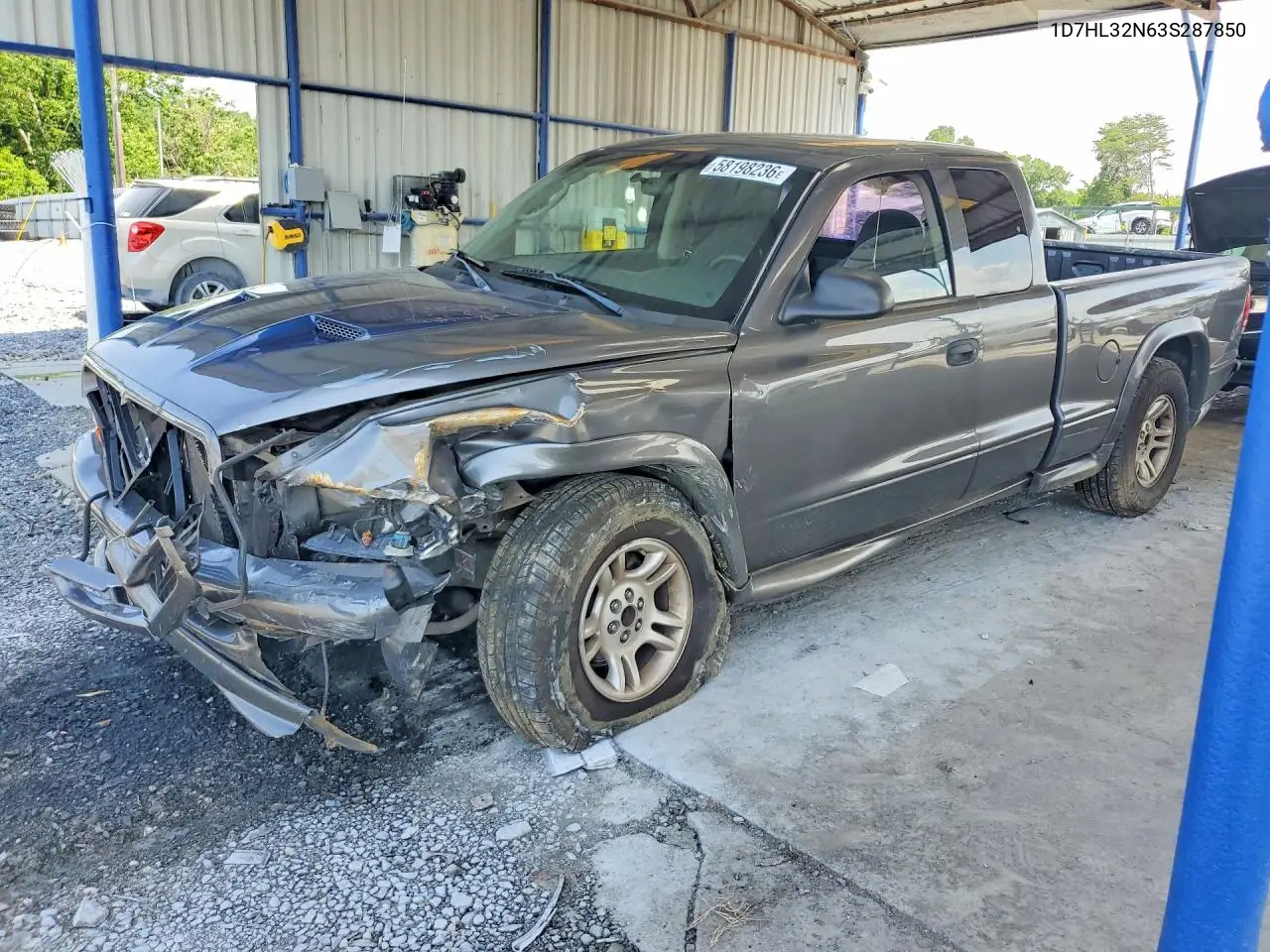 2003 Dodge Dakota Sport VIN: 1D7HL32N63S287850 Lot: 58198236