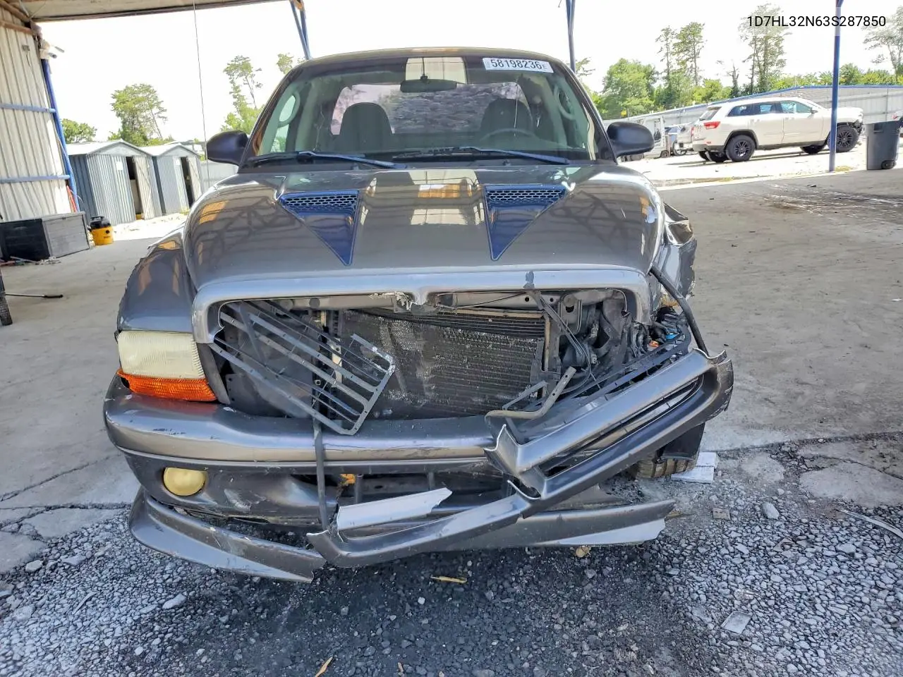 2003 Dodge Dakota Sport VIN: 1D7HL32N63S287850 Lot: 58198236