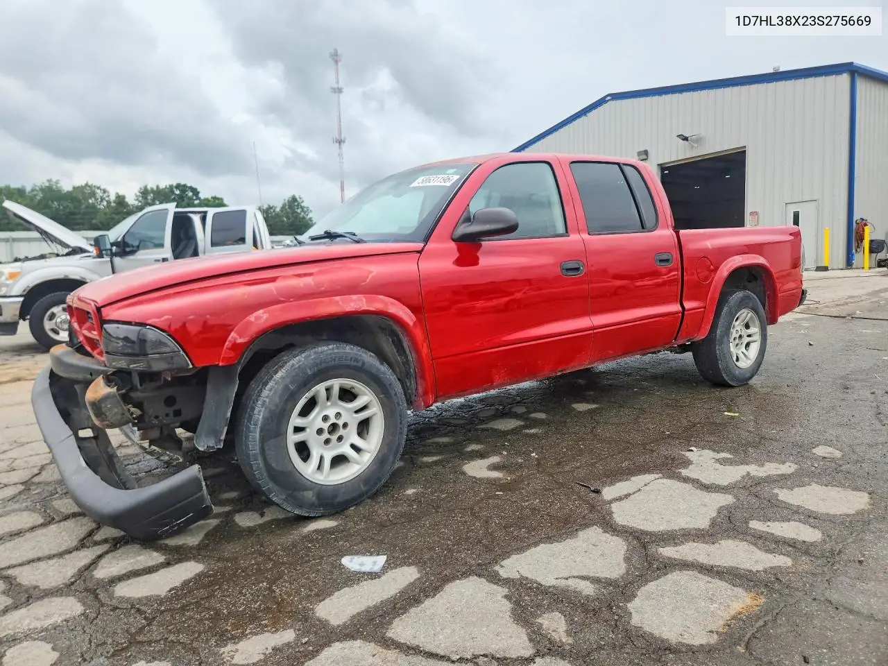 2003 Dodge Dakota Quad Sport VIN: 1D7HL38X23S275669 Lot: 58631196