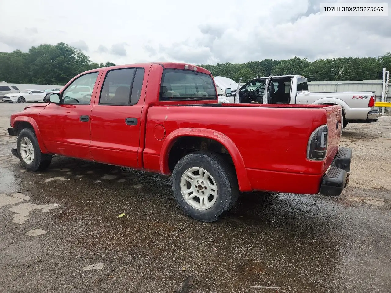 2003 Dodge Dakota Quad Sport VIN: 1D7HL38X23S275669 Lot: 58631196