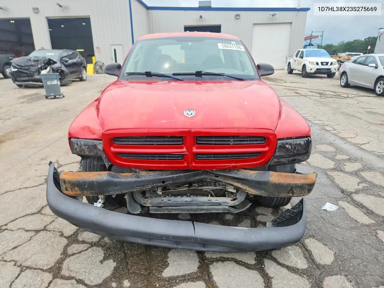 2003 Dodge Dakota Quad Sport VIN: 1D7HL38X23S275669 Lot: 58631196