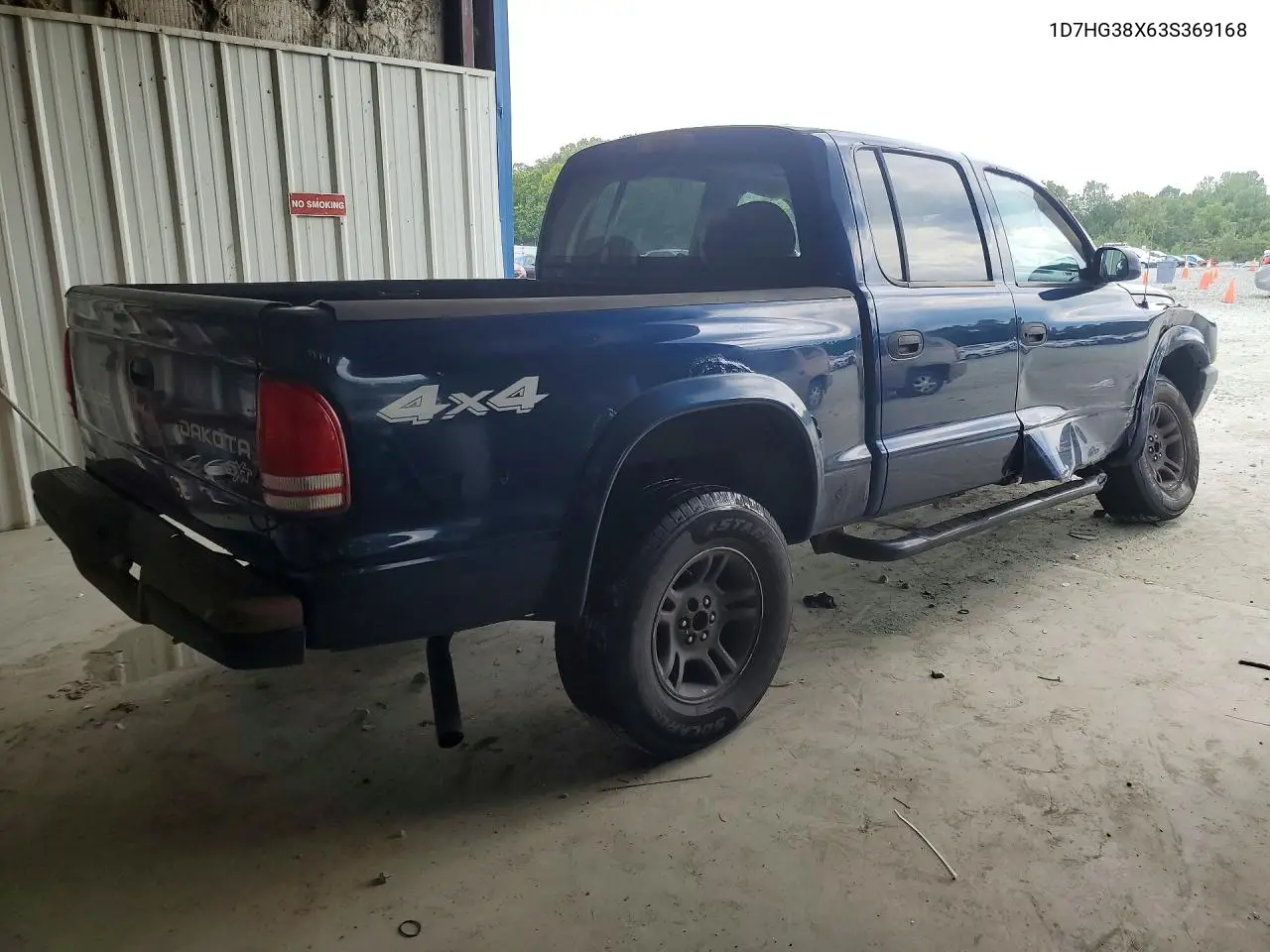2003 Dodge Dakota Quad Sport VIN: 1D7HG38X63S369168 Lot: 59886216