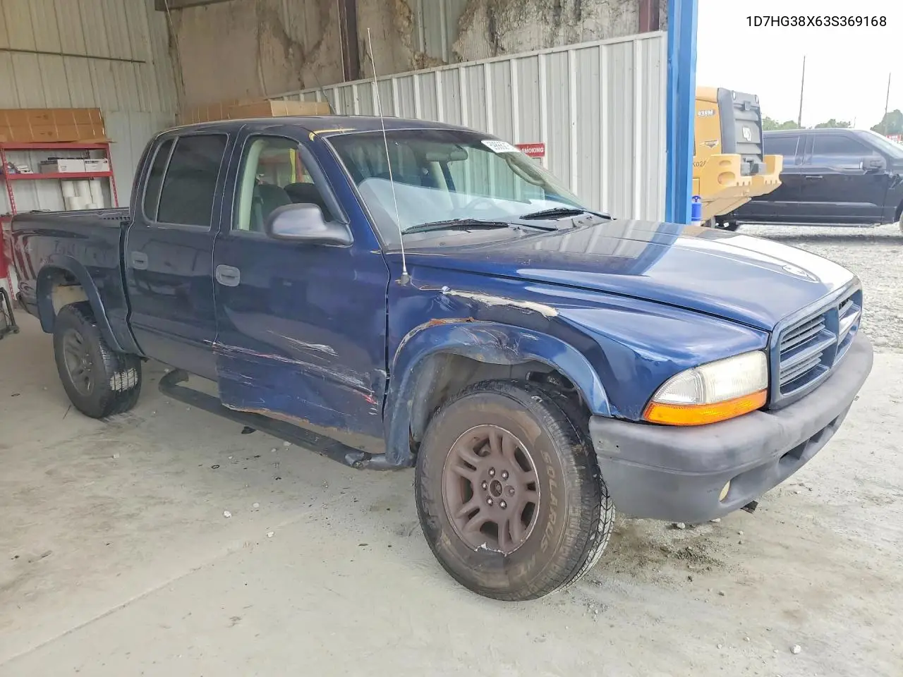 2003 Dodge Dakota Quad Sport VIN: 1D7HG38X63S369168 Lot: 59886216