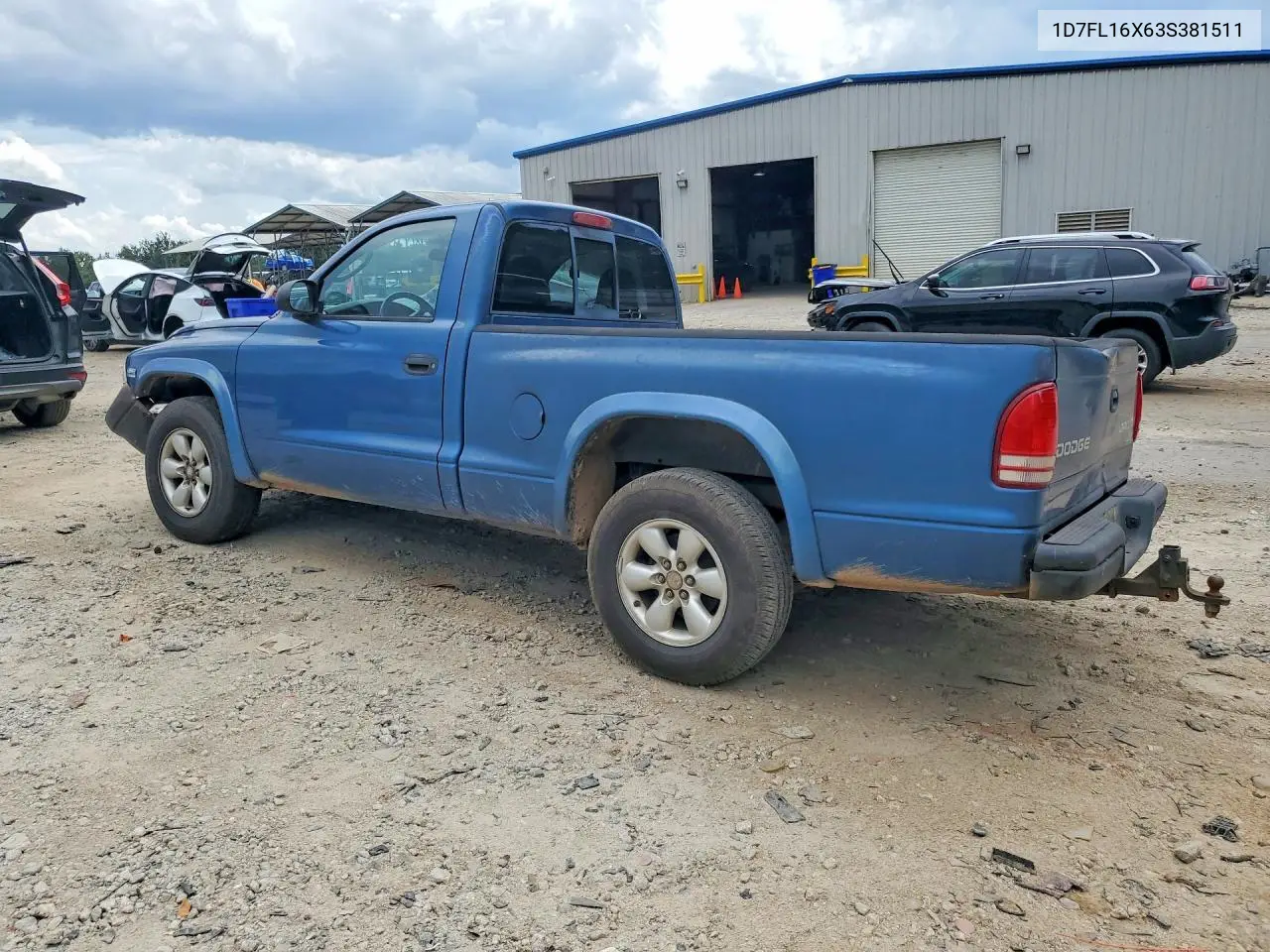 2003 Dodge Dakota Sxt VIN: 1D7FL16X63S381511 Lot: 60479836