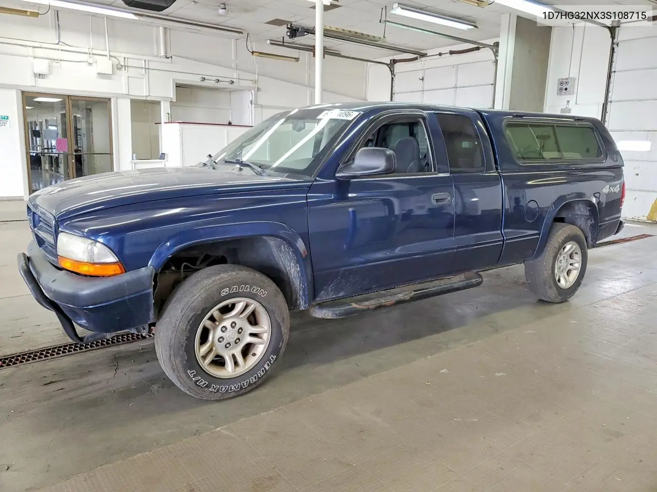 2003 Dodge Dakota Sport VIN: 1D7HG32NX3S108715 Lot: 60971096