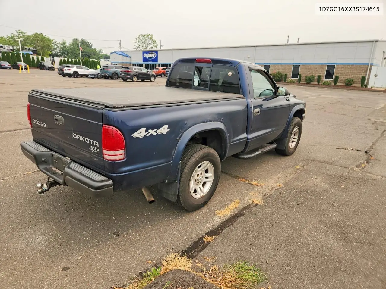2003 Dodge Dakota Sxt VIN: 1D7GG16XX3S174645 Lot: 61588796