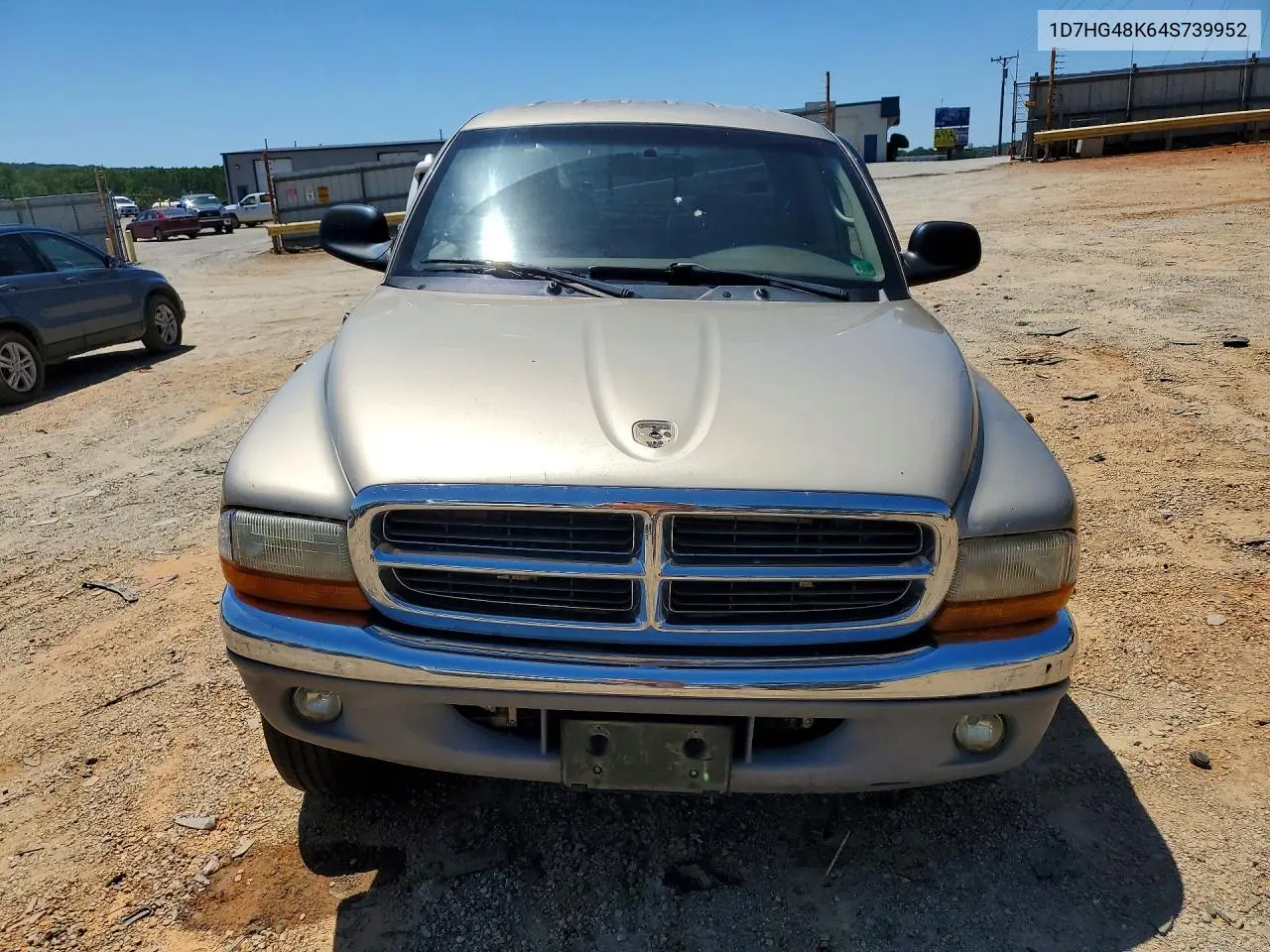 2004 Dodge Dakota Quad Slt VIN: 1D7HG48K64S739952 Lot: 55124796