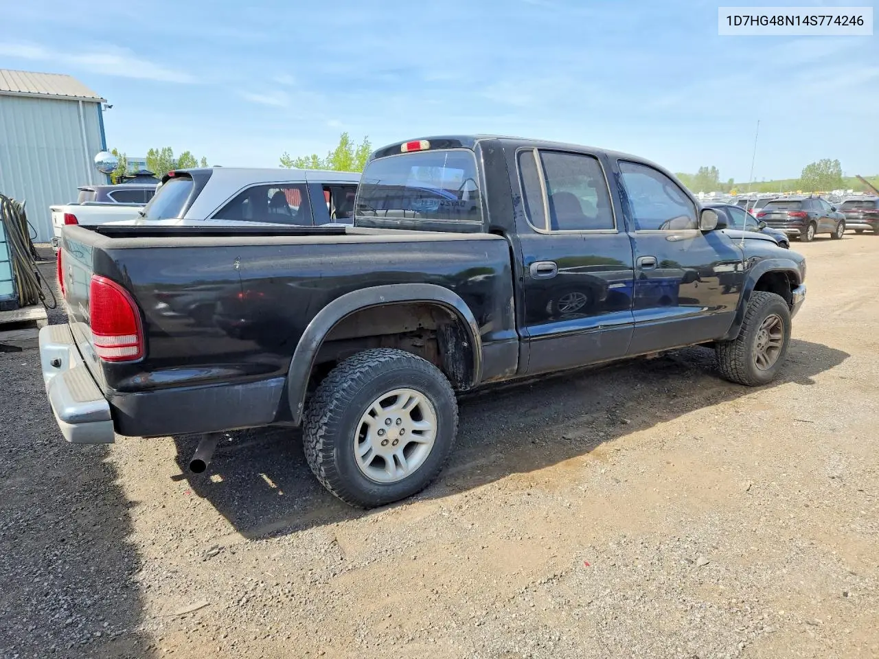 2004 Dodge Dakota VIN: 1D7HG48N14S774246 Lot: 55245026